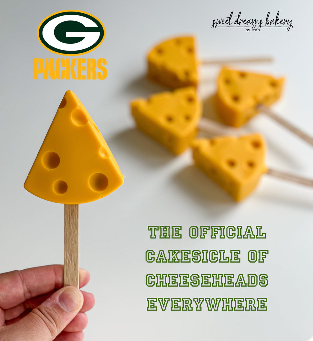 Week 3 Packers vs Saints Cheesehead Cakesicle Preorder